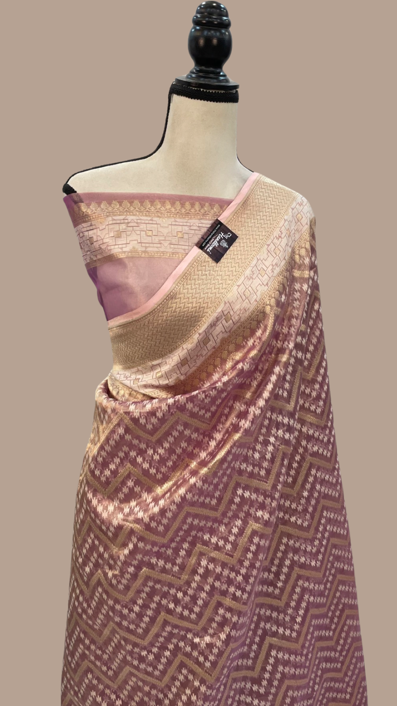 Pure Tissue Reshmi zari Banarasi Saree - The Handlooms