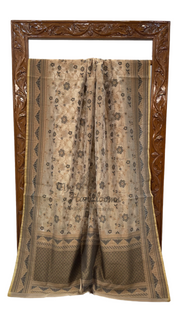 Pure Kora Tissue Handloom Banarasi Saree - The Handlooms