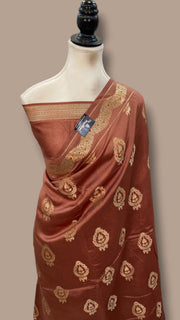 Pure Mango Silk Banarasi Handloom Saree - The Handlooms