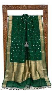 Pure Kora Handloom Banarasi Saree - The Handlooms