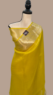 Pure Kora Handloom Banarasi Saree - The Handlooms