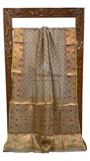 Pure Kora Handloom Banarasi Saree - The Handlooms
