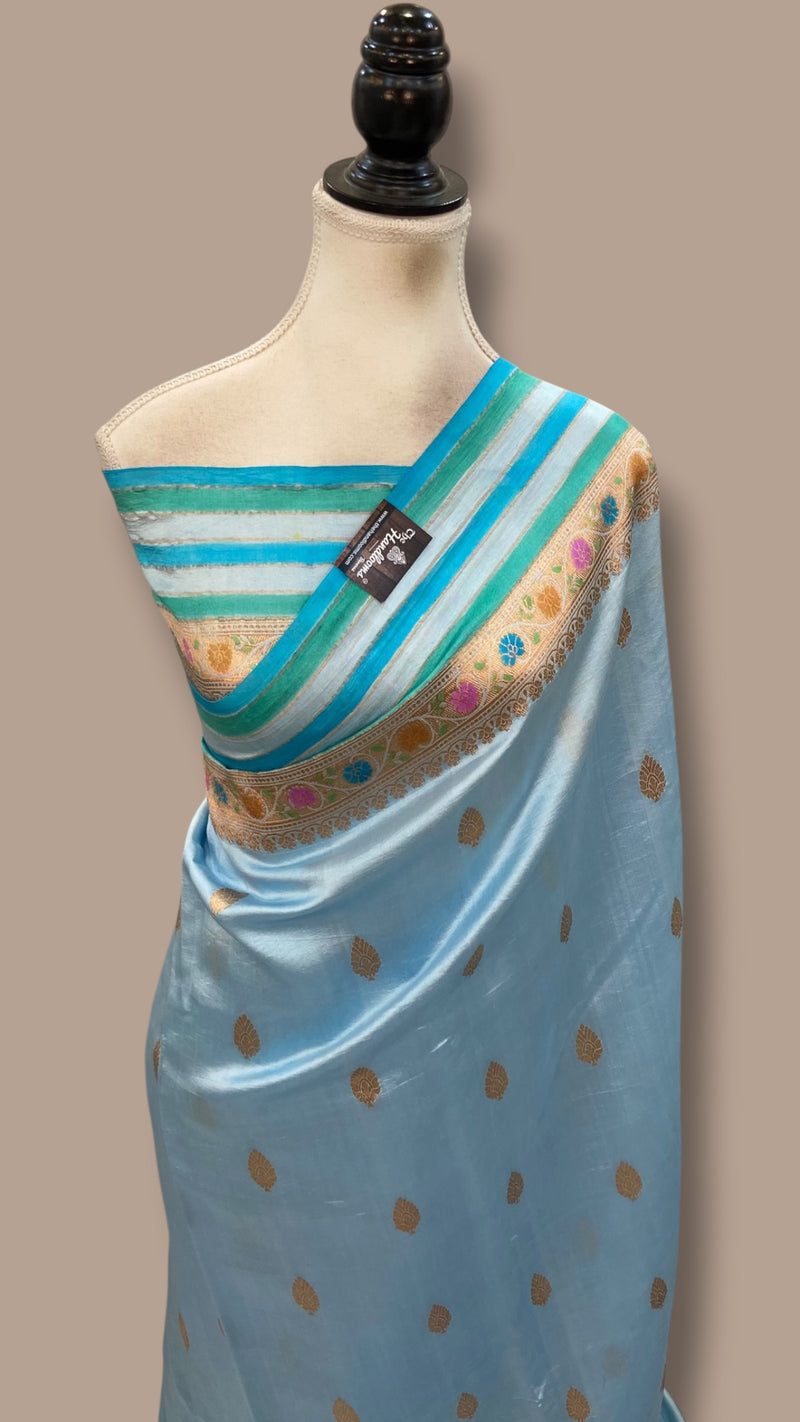 Pure Mango Silk Banarasi Handloom Saree