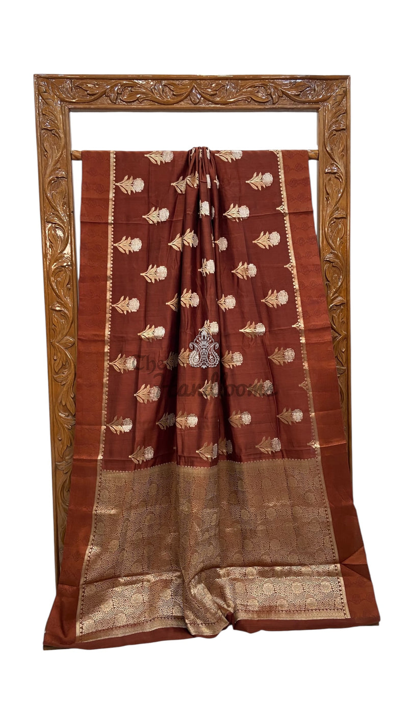 Pure Chiniya Silk Handloom Banarasi Saree