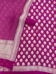 Pure Khaddi Georgette Banarasi Dress material - The Handlooms