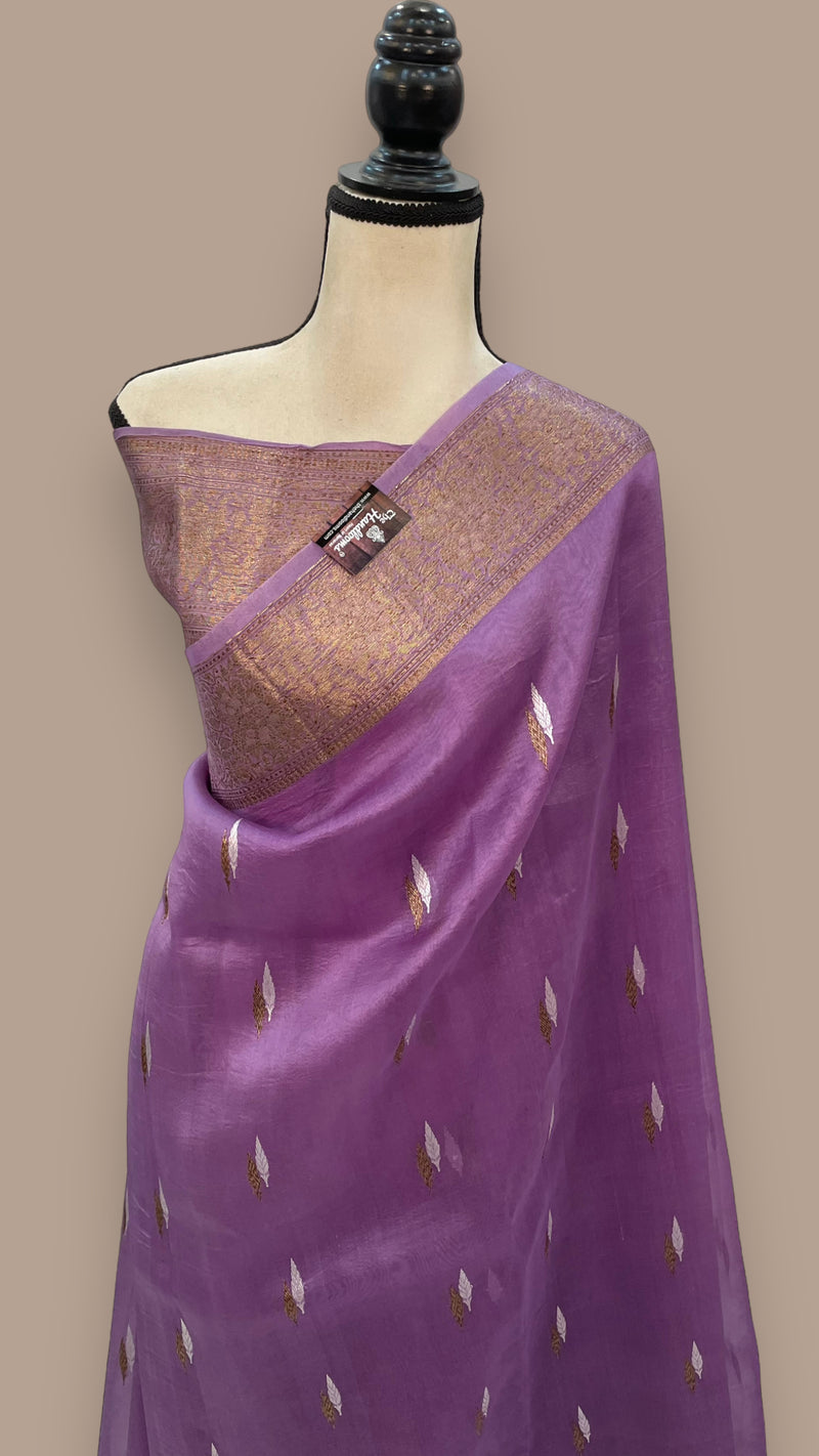 Pure Kora Handloom Banarasi Saree - The Handlooms