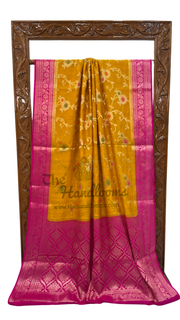 Pure Chiniya Silk Handloom Banarasi Saree - The Handlooms