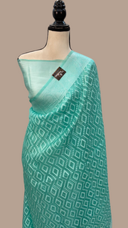 Pure Kora Handloom Banarasi Saree - The Handlooms