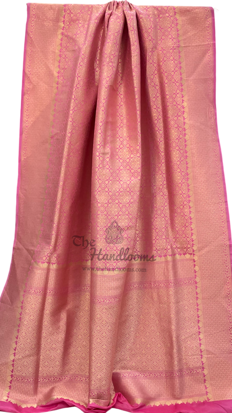 Pure Katan Silk Banarasi Handloom Saree - Tanchui Brocade - The Handlooms