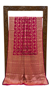 Pure Chiffon Khaddi Banarasi Saree - The Handlooms