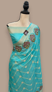 Pure Tussar Silk Handloom Banarasi Saree - The Handlooms