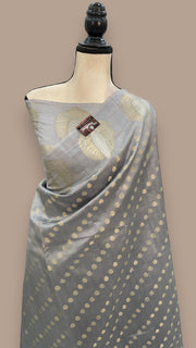 Pure Mango Silk Banarasi Handloom Saree - The Handlooms