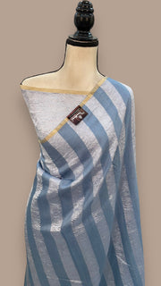 Pure Moonga Tissue Silk Banarasi Handloom Saree - The Handlooms