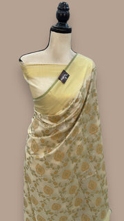 Pure Cotton Banarasi Handloom Saree - The Handlooms