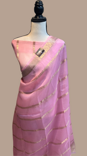 Pure Kora Handloom Banarasi Saree - The Handlooms