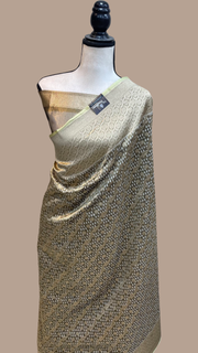 Pure Tissue Reshmi zari Banarasi Saree - The Handlooms