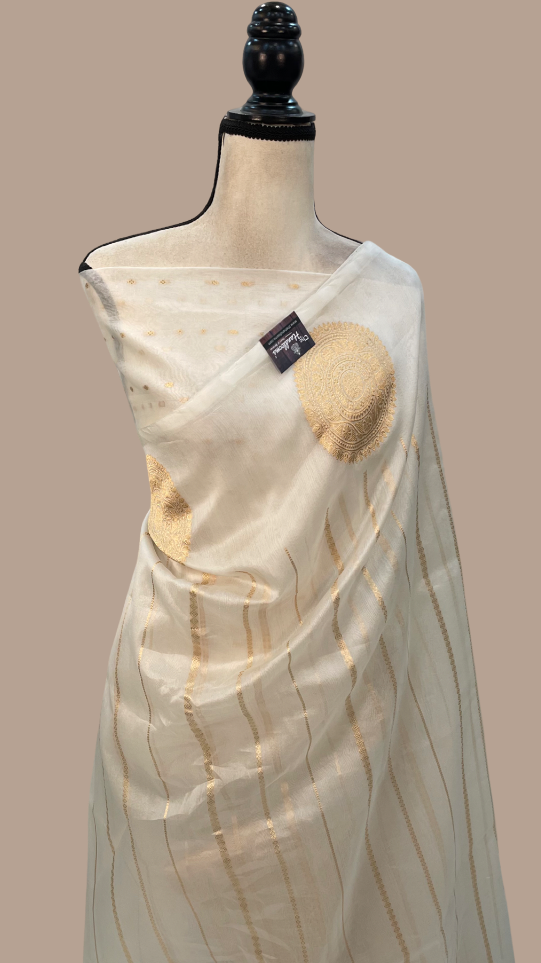 Pure Kora Handloom Banarasi Saree main image 1