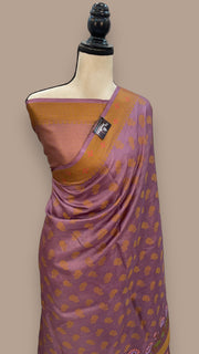 Pure Tussar Silk Handloom Banarasi Saree - The Handlooms