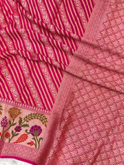 Pure Chiffon Khaddi Banarasi Saree - The Handlooms