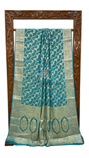 Pure Chiffon Khaddi Banarasi Saree - The Handlooms