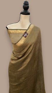 Pure Kora Tissue Handloom Banarasi Saree - The Handlooms