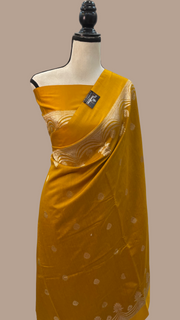 Pure Moonga Khaddi Handloom Banarasi Saree - The Handlooms