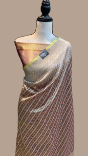 Pure Tissue Reshmi zari Banarasi Saree - The Handlooms