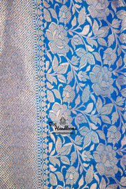 Pure Katan Silk Banarasi Handloom Saree - Tanchui Brocade - The Handlooms