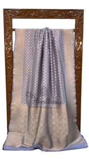 Pure Katan Silk Banarasi Handloom Saree - All over jaal work - The Handlooms