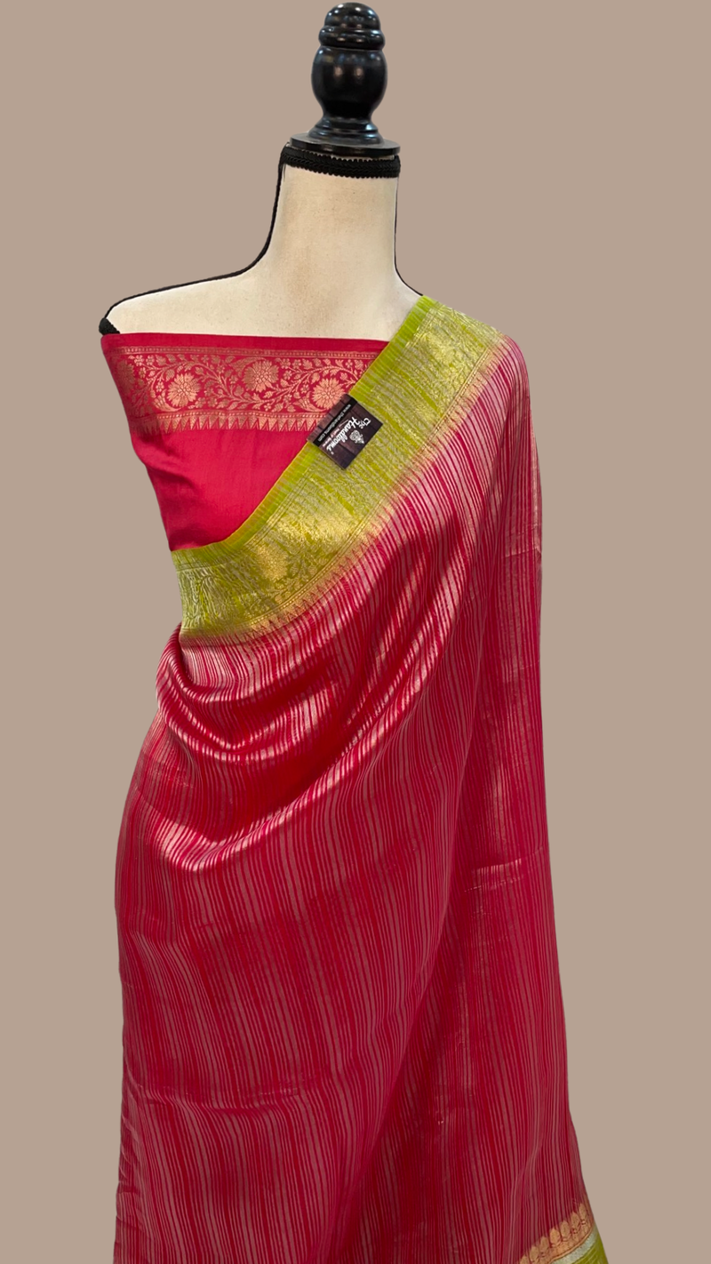 Pure Kora Handloom Banarasi Saree - The Handlooms