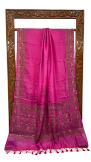 Pure Butter Crepe Banarasi Saree - The Handlooms