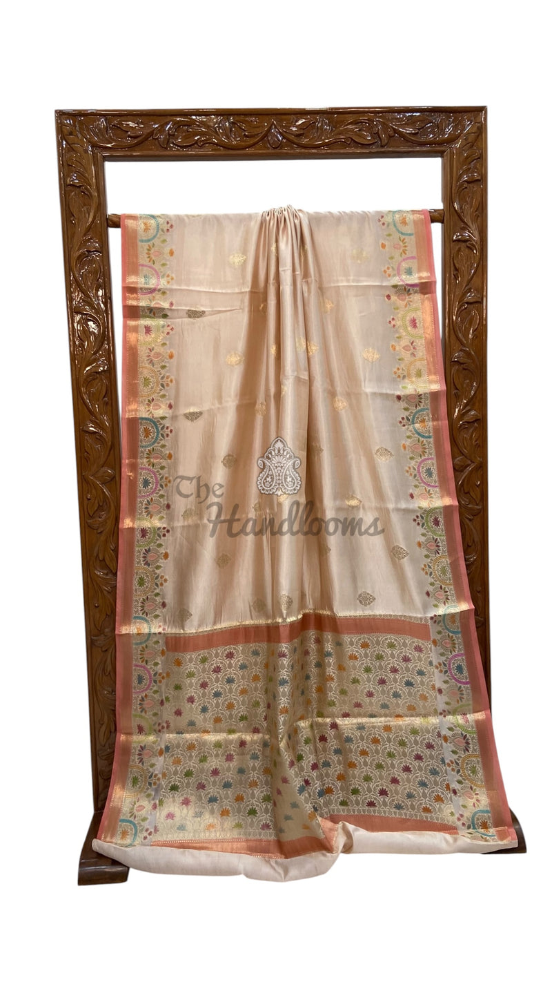 Pure Mango Silk Banarasi Handloom Saree