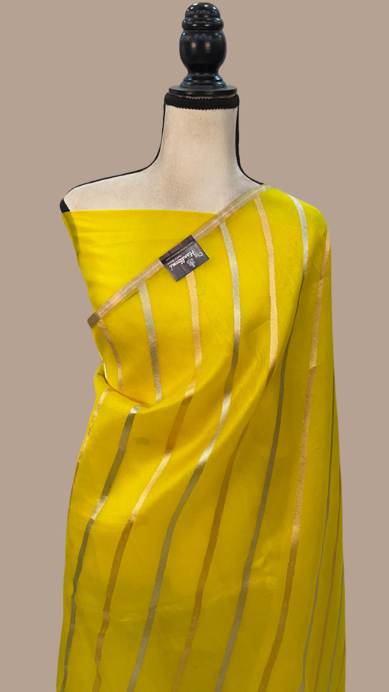 Pure Kora Handloom Banarasi Saree - The Handlooms