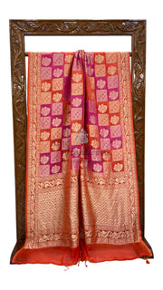 Pure Khaddi Georgette Handloom Banarasi Saree - The Handlooms