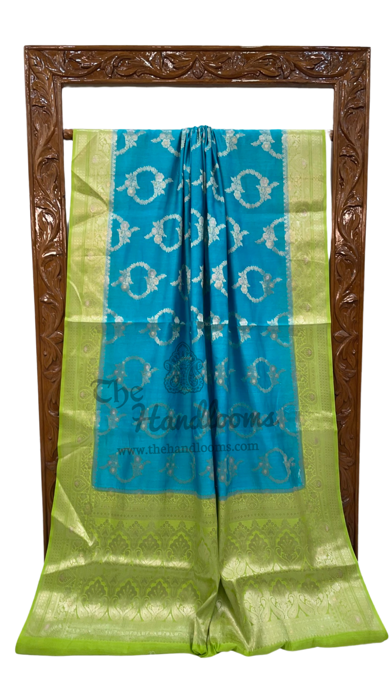 Pure Chiniya Silk Handloom Banarasi Saree - The Handlooms