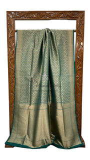 Pure Katan Silk Banarasi Handloom Saree - Tanchui Brocade - The Handlooms
