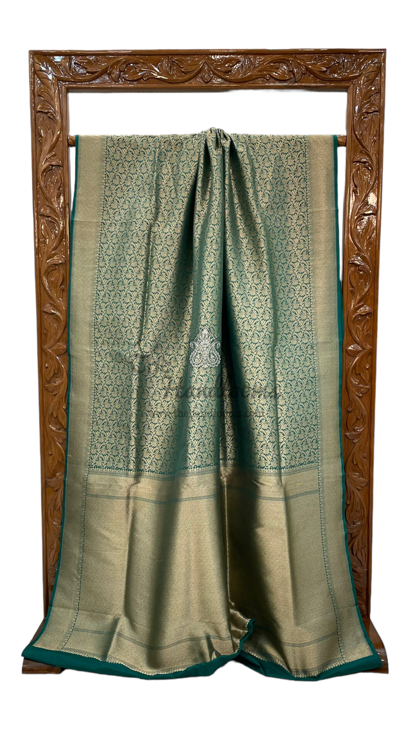 Pure Katan Silk Banarasi Handloom Saree - Tanchui Brocade - The Handlooms