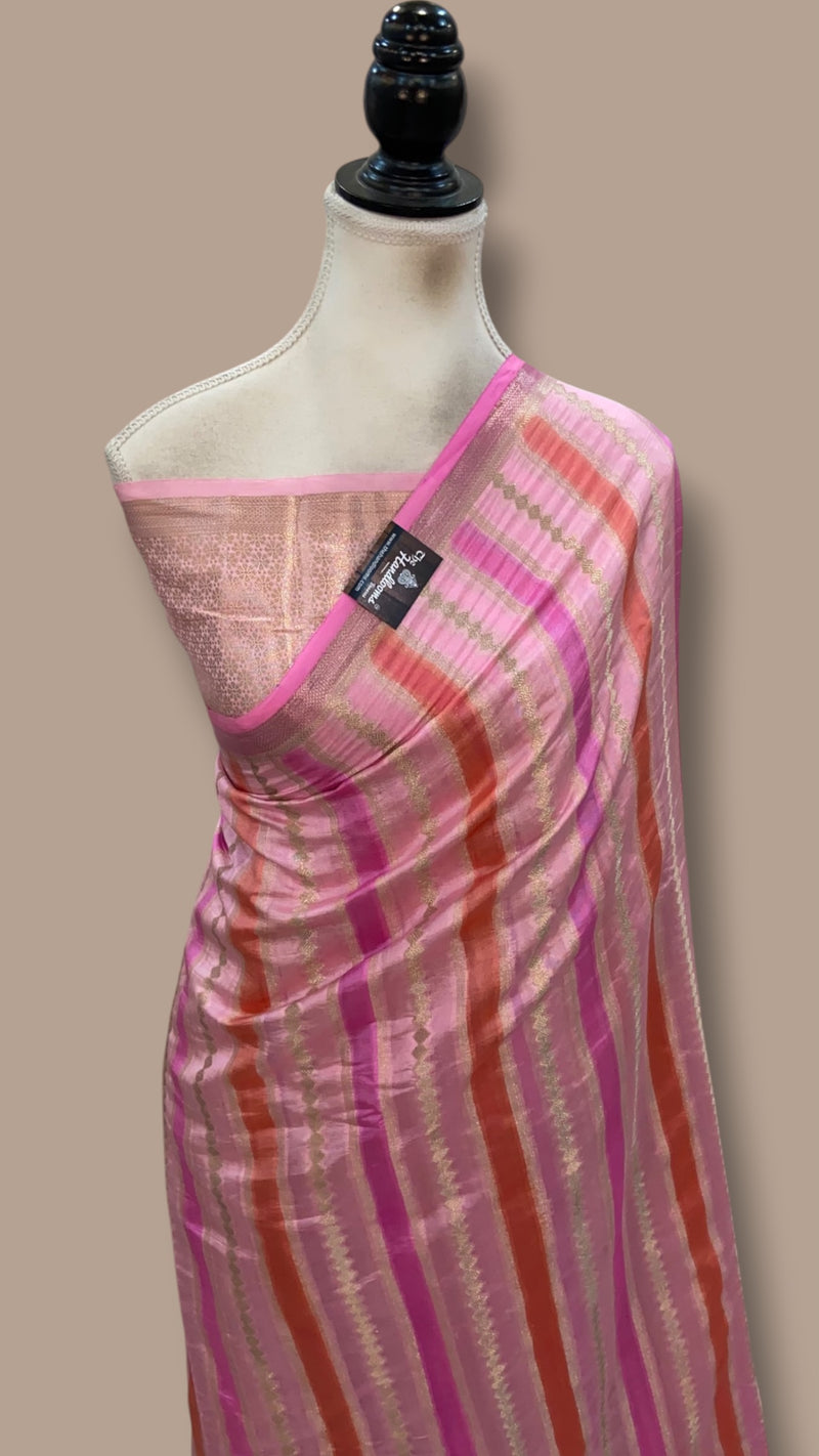 Pure Mango Silk Banarasi Handloom Saree