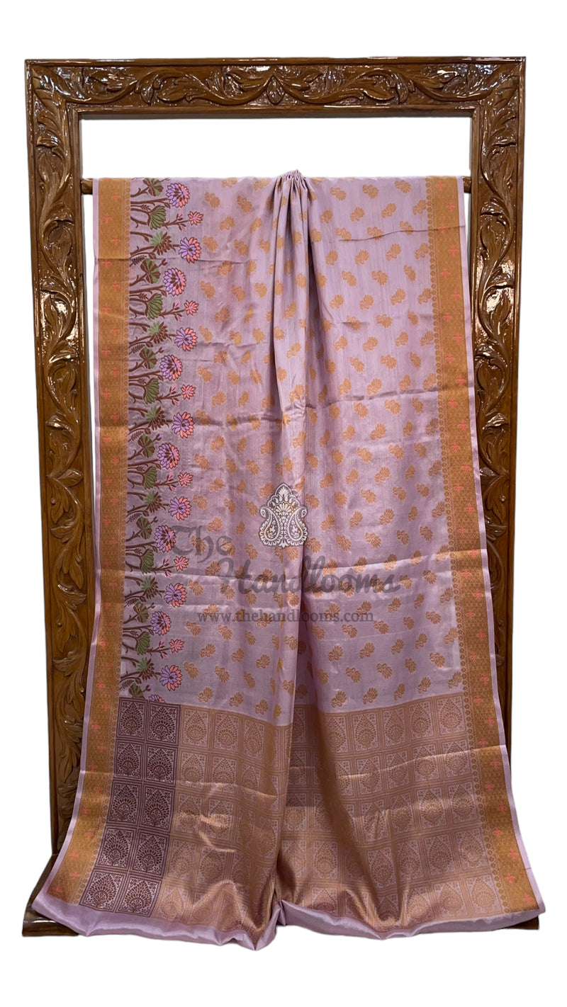 Pure Tussar Silk Handloom Banarasi Saree - The Handlooms