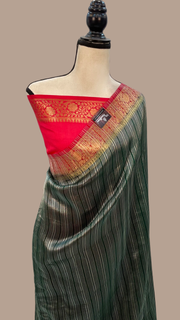 Pure Kora Handloom Banarasi Saree - The Handlooms