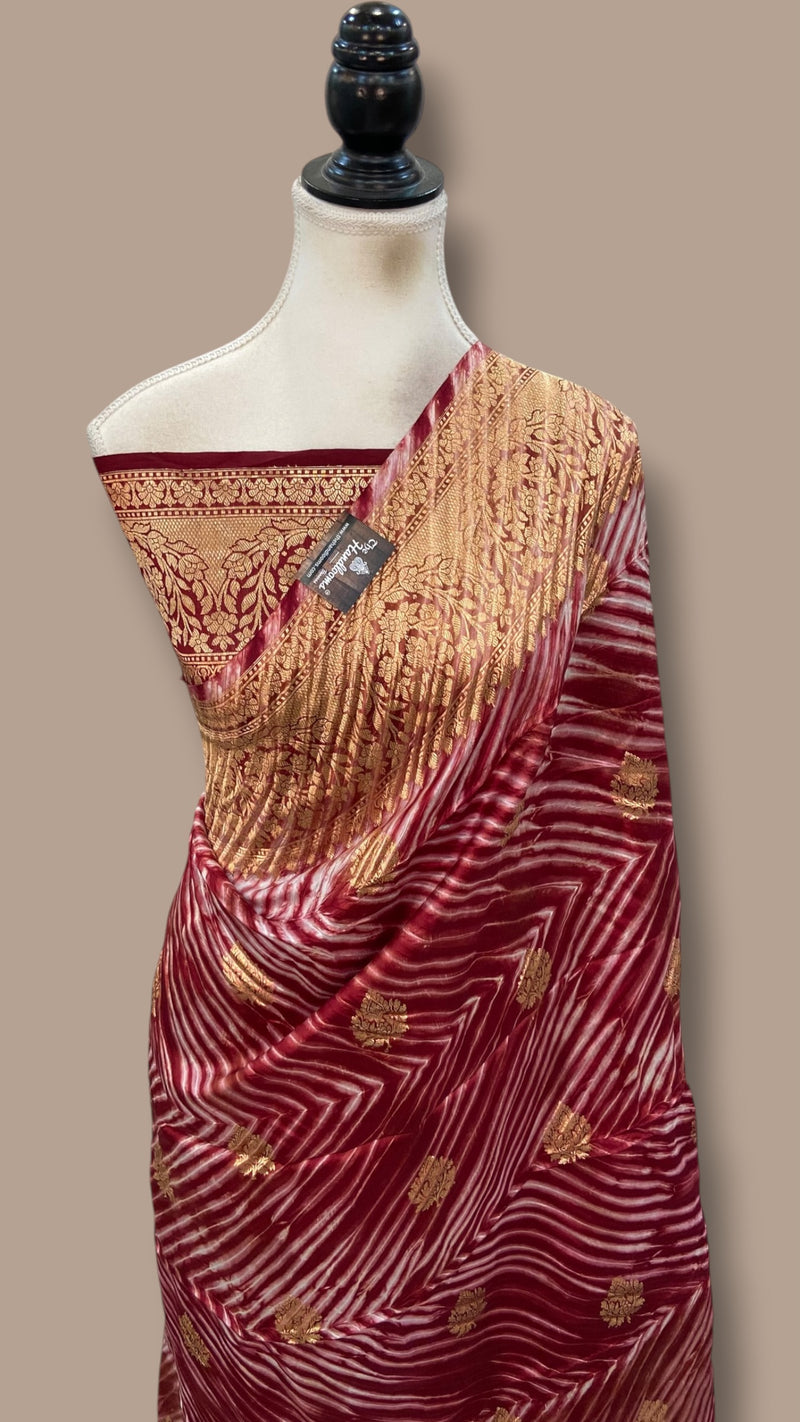 Pure Mango Silk Banarasi Handloom Saree