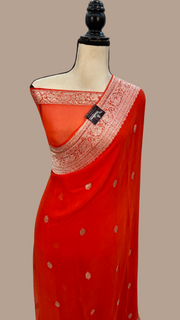 Pure Georgette Banarasi Saree - The Handlooms