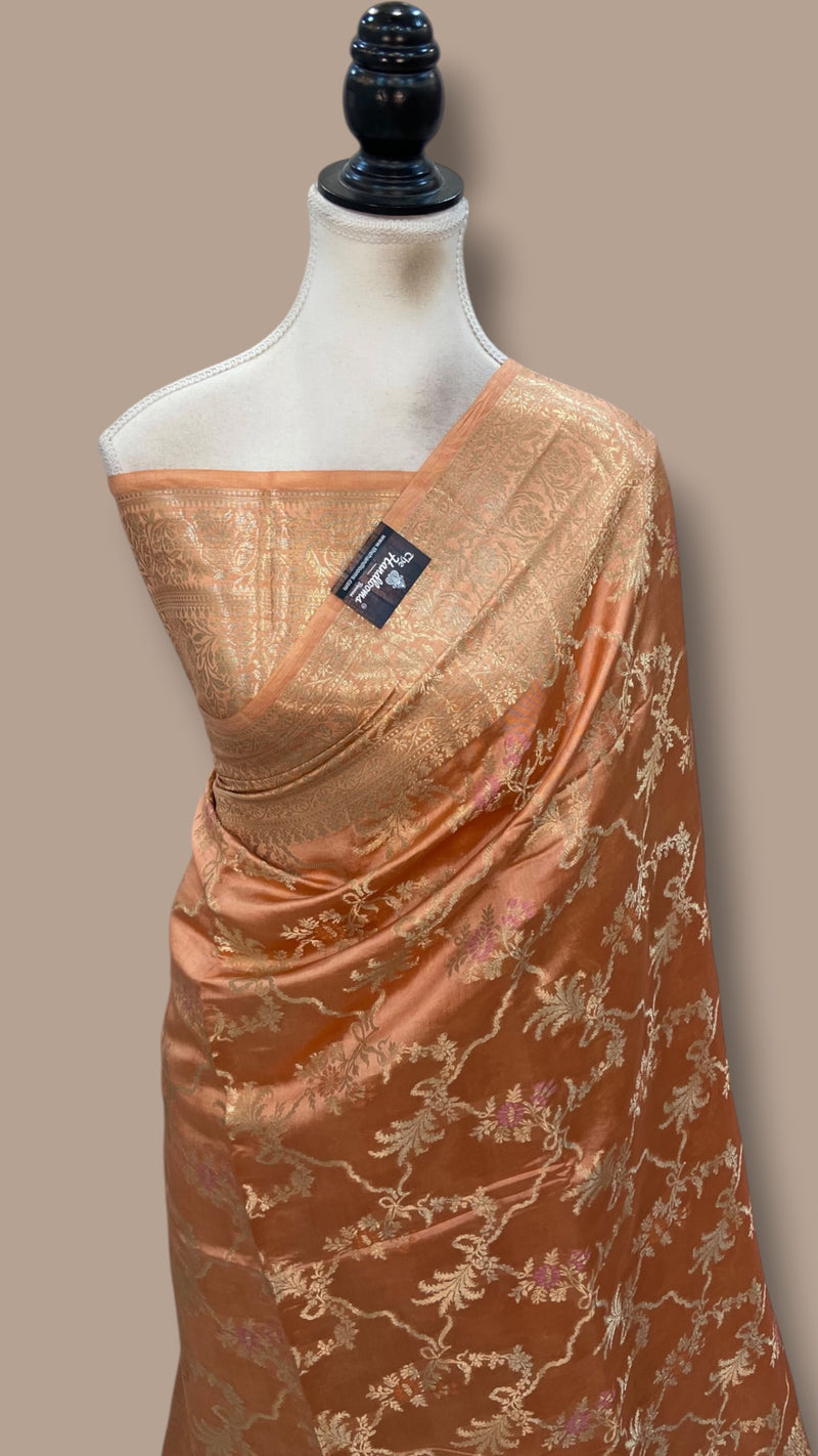 Pure Mango Silk Banarasi Handloom Saree