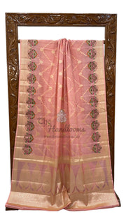 Pure Tussar Silk Handloom Banarasi Saree - The Handlooms