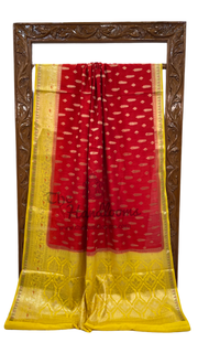 Pure Chiniya Silk Handloom Banarasi Saree - The Handlooms