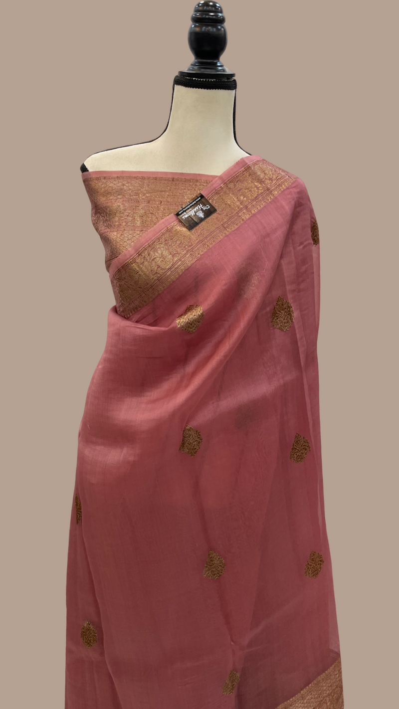 Pure Kora Handloom Banarasi Saree - The Handlooms