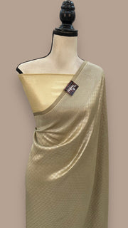 Pure Mashru Silk Banarasi Handloom Saree - The Handlooms