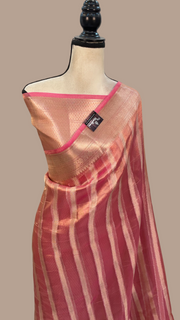 Pure Kora Tissue Handloom Banarasi Saree - The Handlooms