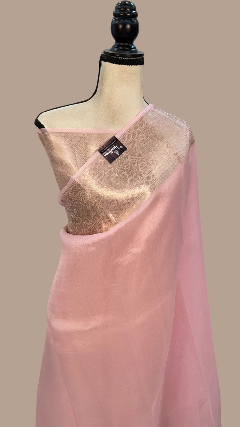 Pure Kora Handloom Banarasi Saree - The Handlooms