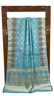 Pure Tussar Silk Handloom Banarasi Saree - The Handlooms